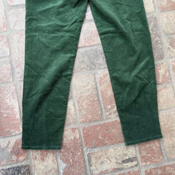 AG Adriano Goldschmied Green Corduroy Skinny Pants The Prima Cigarette Leg 29R - Picture 8 of 8